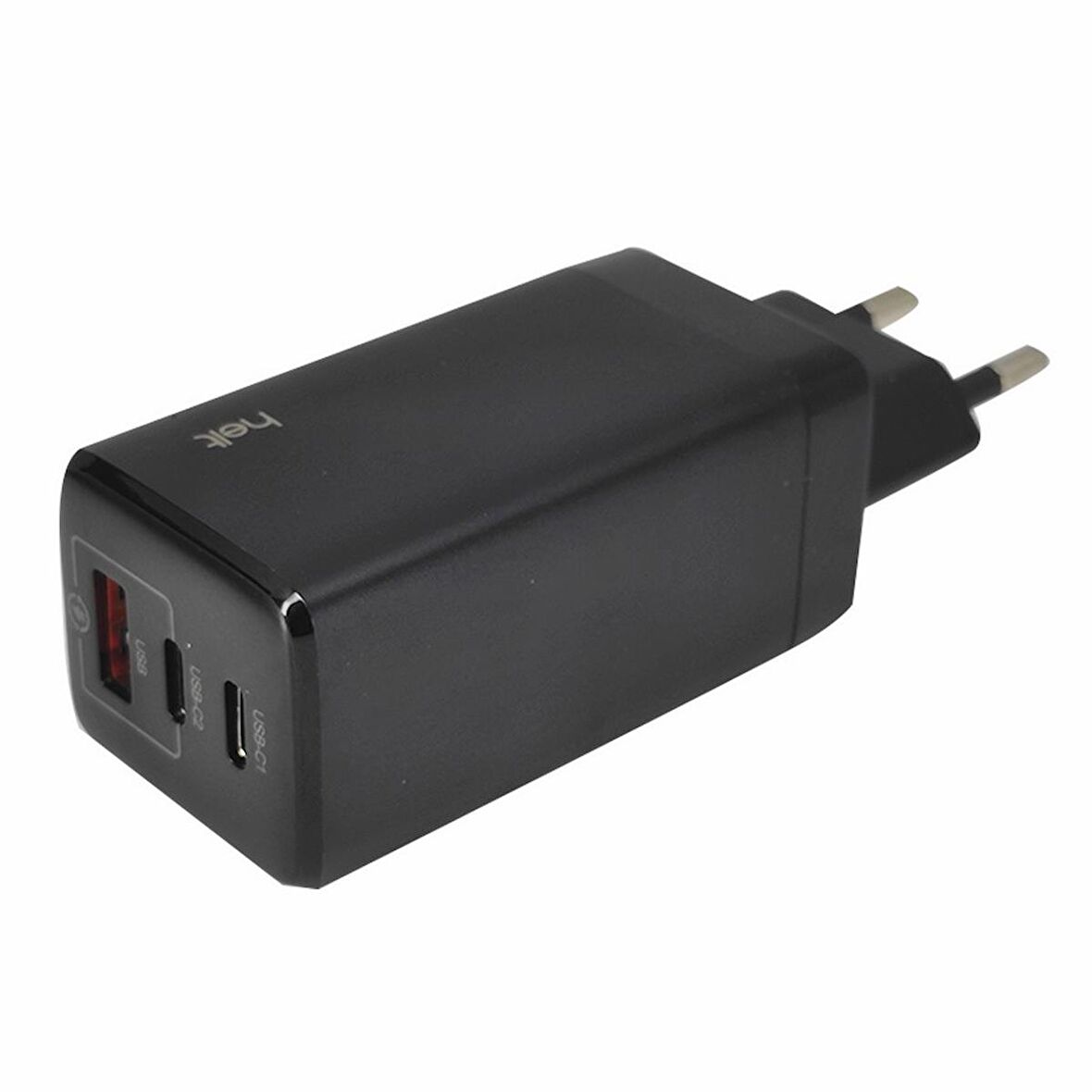 Helt HT-HCH02 USB - Type-C 65 Watt Hızlı Şarj Aleti Siyah