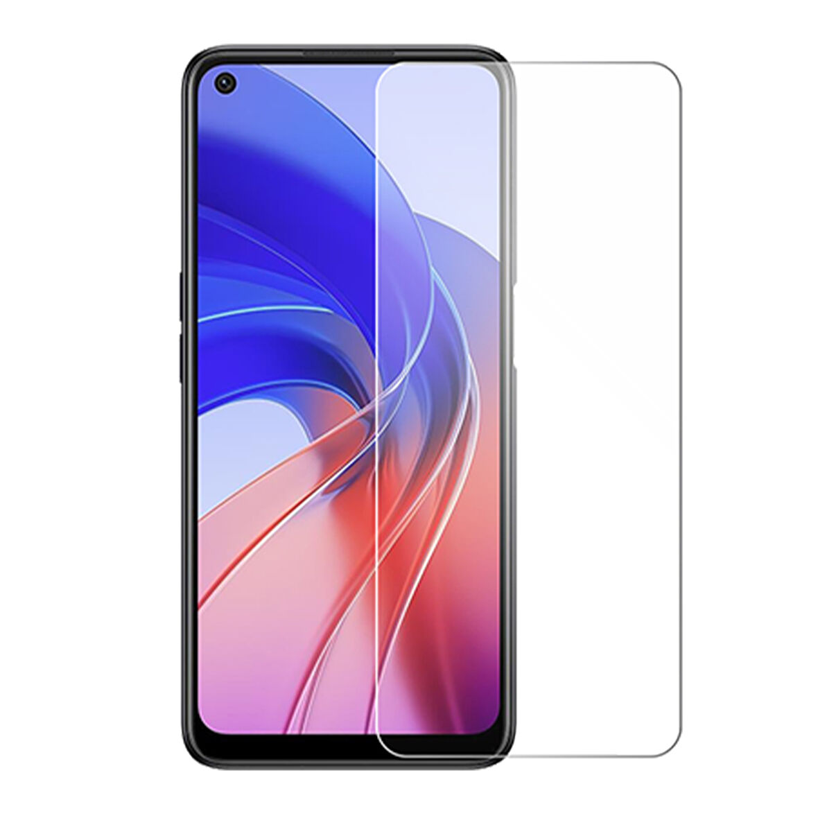 Oppo Reno 7 Pro Uyumlu Şeffaf Temperli Cam Ekran Koruyucu