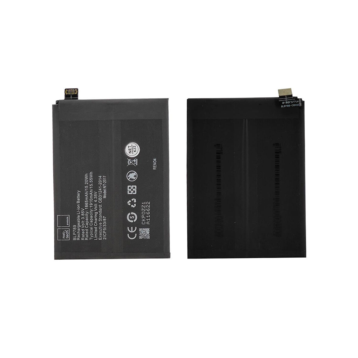 Teknonet Oppo Reno 4 Uyumlu Nettech Batarya NT-93130