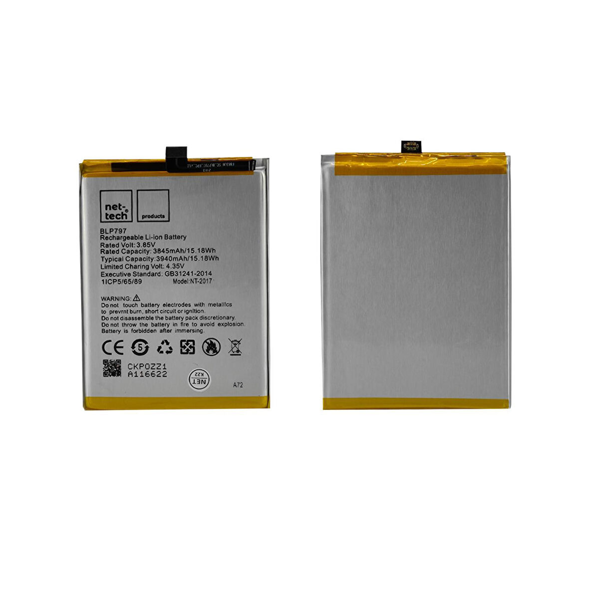 Teknonet Oppo A72 Uyumlu Nettech Batarya NT-93124