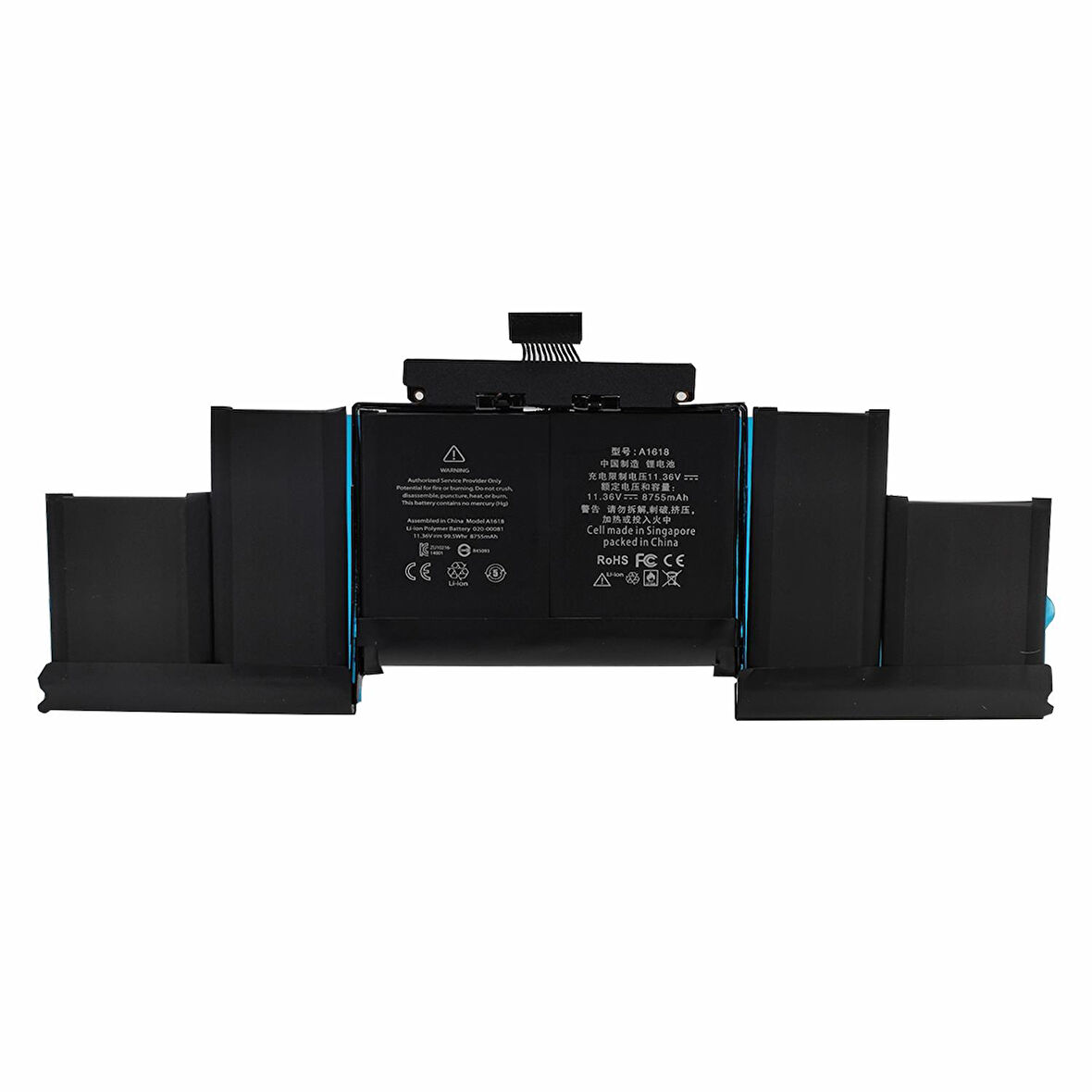 Teknonet Apple MacBook Pro Retina 15 Uyumlu Nettech A1618 8755 mAh Batarya NT-93113