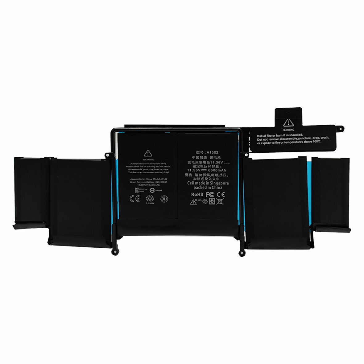 Teknonet Apple MacBook Pro Retina 13 A1706-A1708-A1989 Uyumlu Nettech A1582 6600 MAh Batarya NT-93112