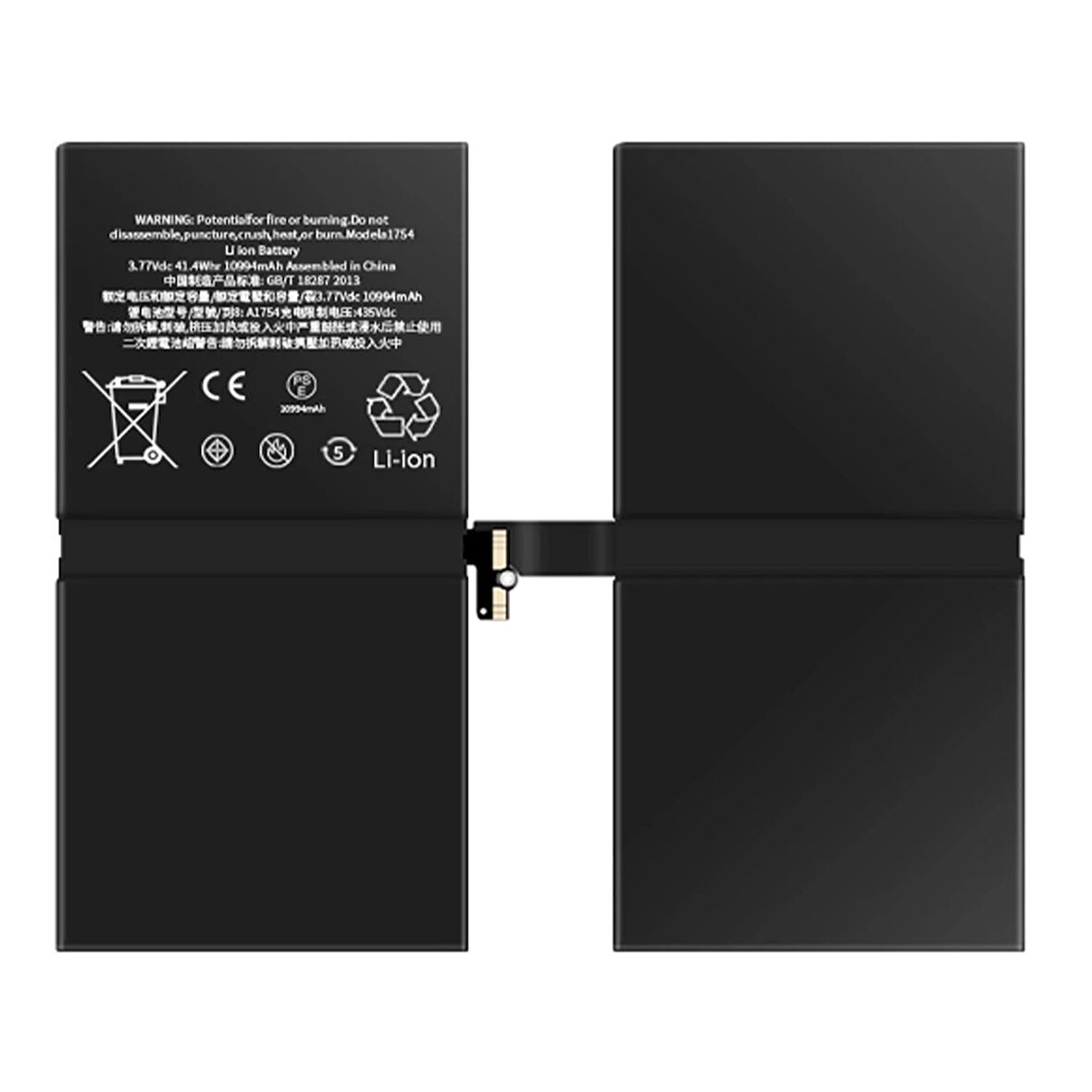 Teknonet Apple iPad Pro 12.9 2.Nesil Uyumlu Apple A1754 10994 mAh Batarya NT-92875