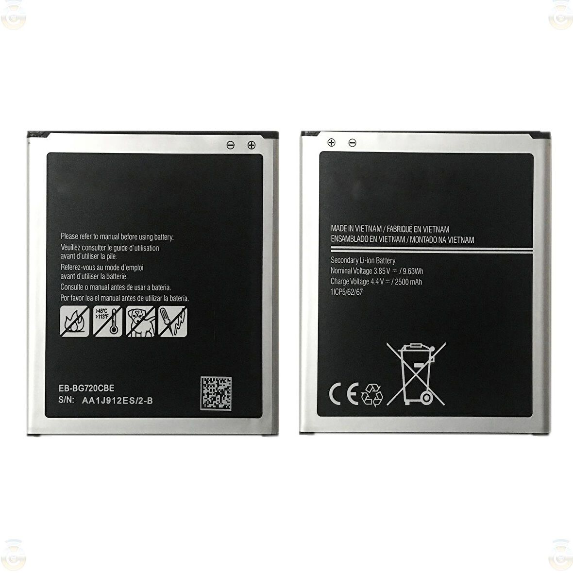 Teknonet Samsung Galaxy G720 Grand Max Uyumlu Samsung 2500 MAh Batarya NT-92767