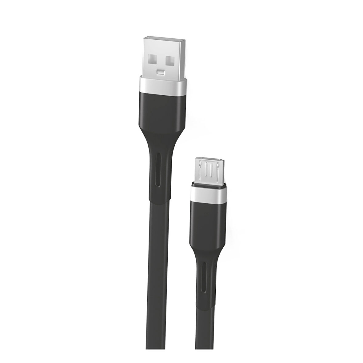 Teknonet TN-DC01 Plastik 100 Cm Micro Şarj ve Data Kablosu (Siyah)