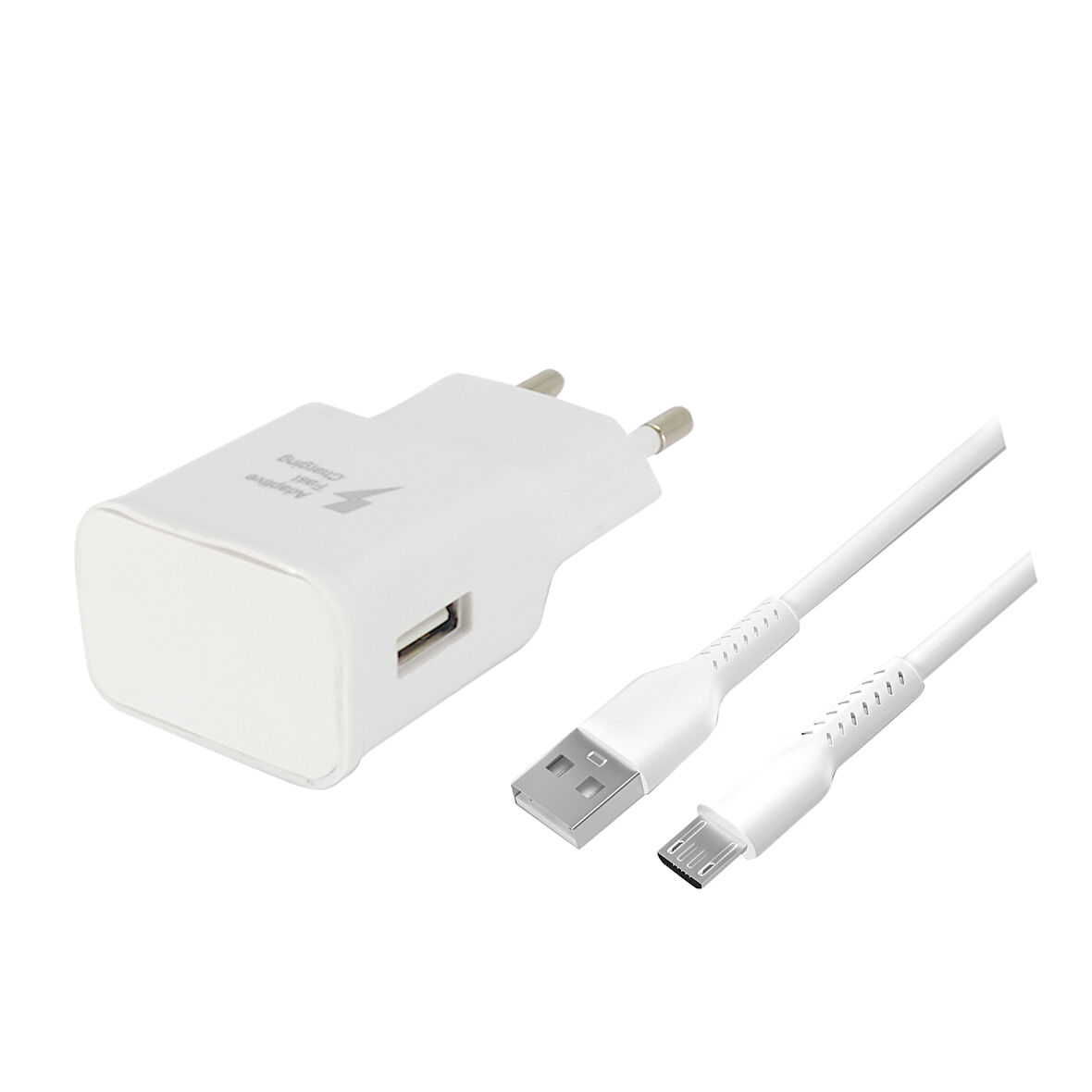 Teknonet TN-HCH03 18W 3000 mAh Micro Kablo + Şarj Aleti (Beyaz)