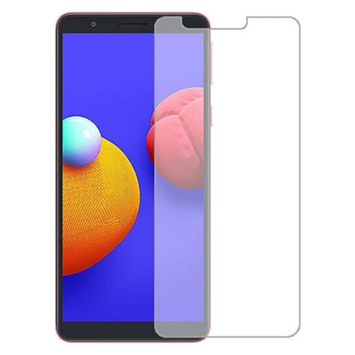 Samsung Galaxy A01 Core Uyumlu Şeffaf Temperli Cam Ekran Koruyucu