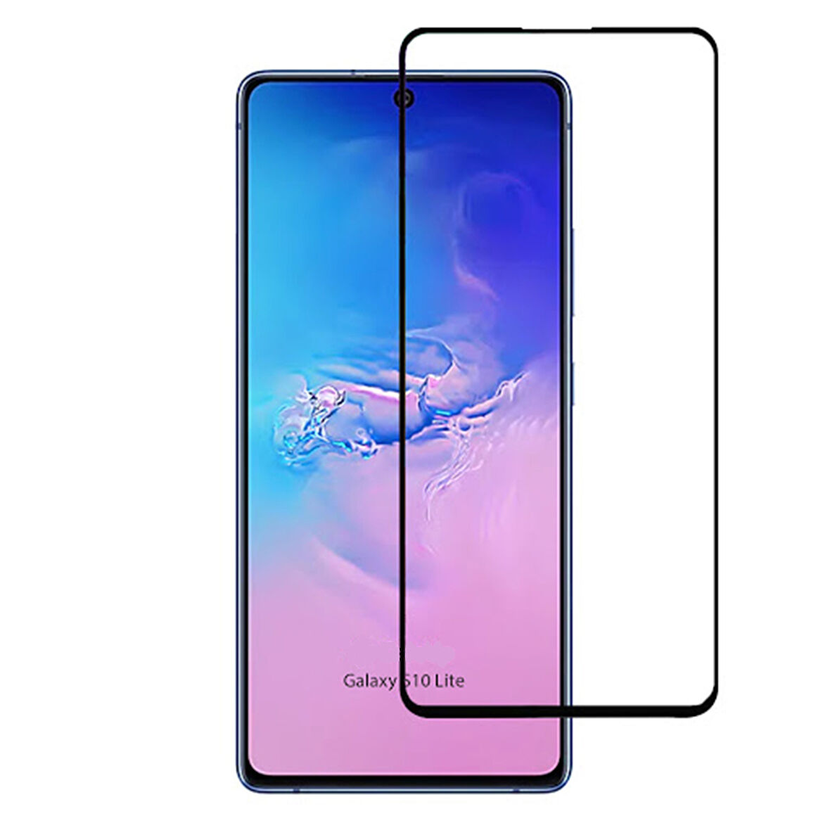 Samsung Galaxy S10 Lite Uyumlu Ön Koruma Mat Seramik Nano Ekran Koruyucu (Siyah)