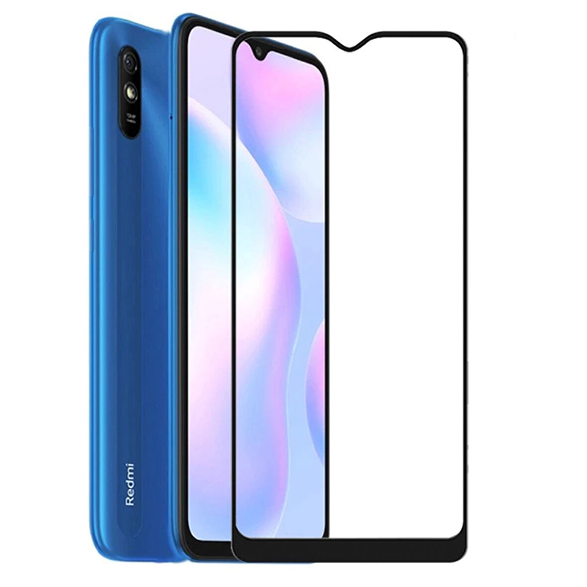 Xiaomi Redmi 9A Uyumlu Ön Koruma Mat Seramik Nano Ekran Koruyucu (Siyah)