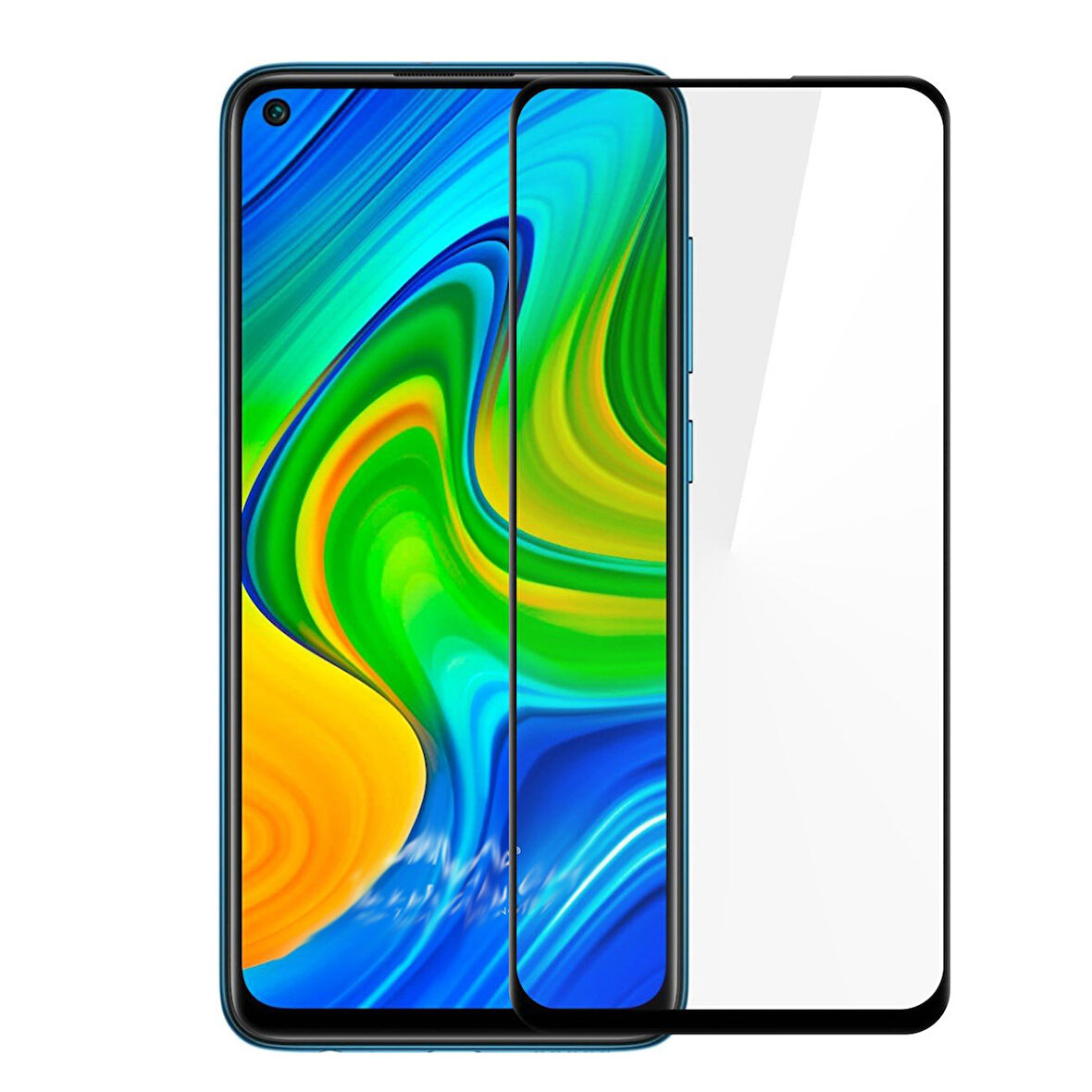 Xiaomi Poco F3 Uyumlu Ön Koruma Mat Seramik Nano Ekran Koruyucu (Siyah)