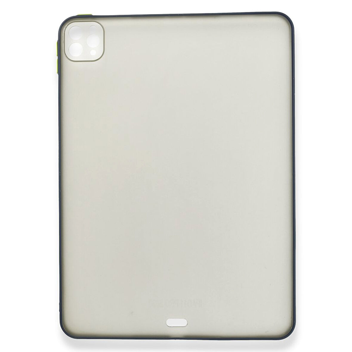 iPad Pro 11 inch (2022-2021-2020-2018) Uyumlu Montreal Seri Silikon Tablet Kılıfı (Lacivert)