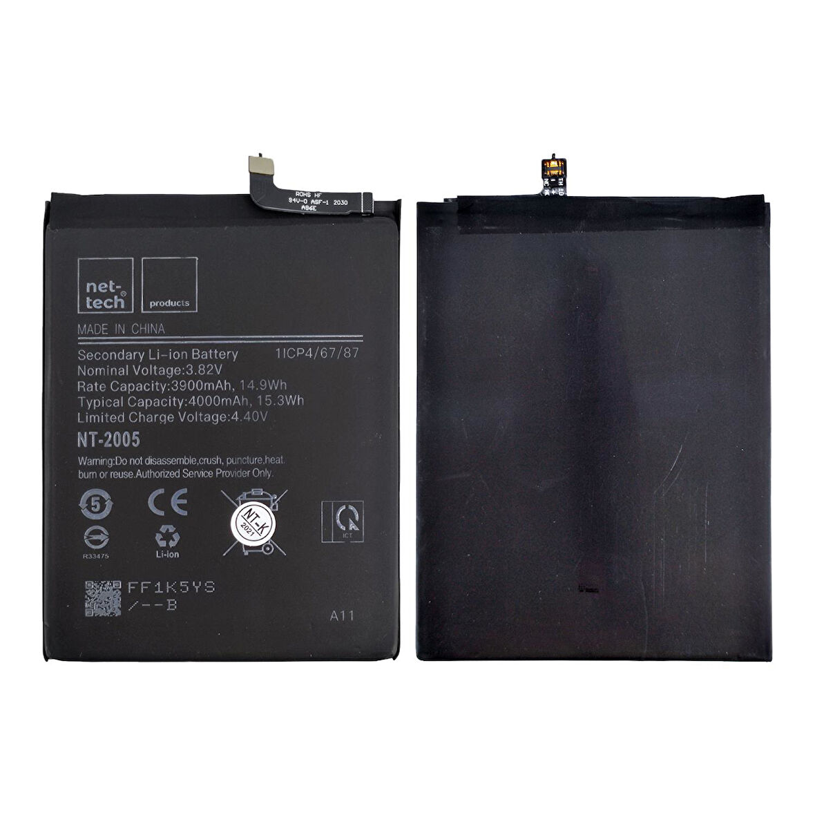 Teknonet Samsung Galaxy A11 Uyumlu Nettech 4000 MAh Batarya NT-86139