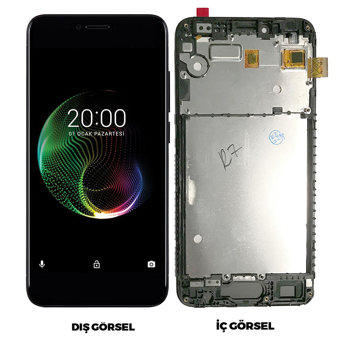 Teknonet Vestel Venüs E3 Uyumlu Org Lcd+Dokunmatik+Çıtalı NT-85114