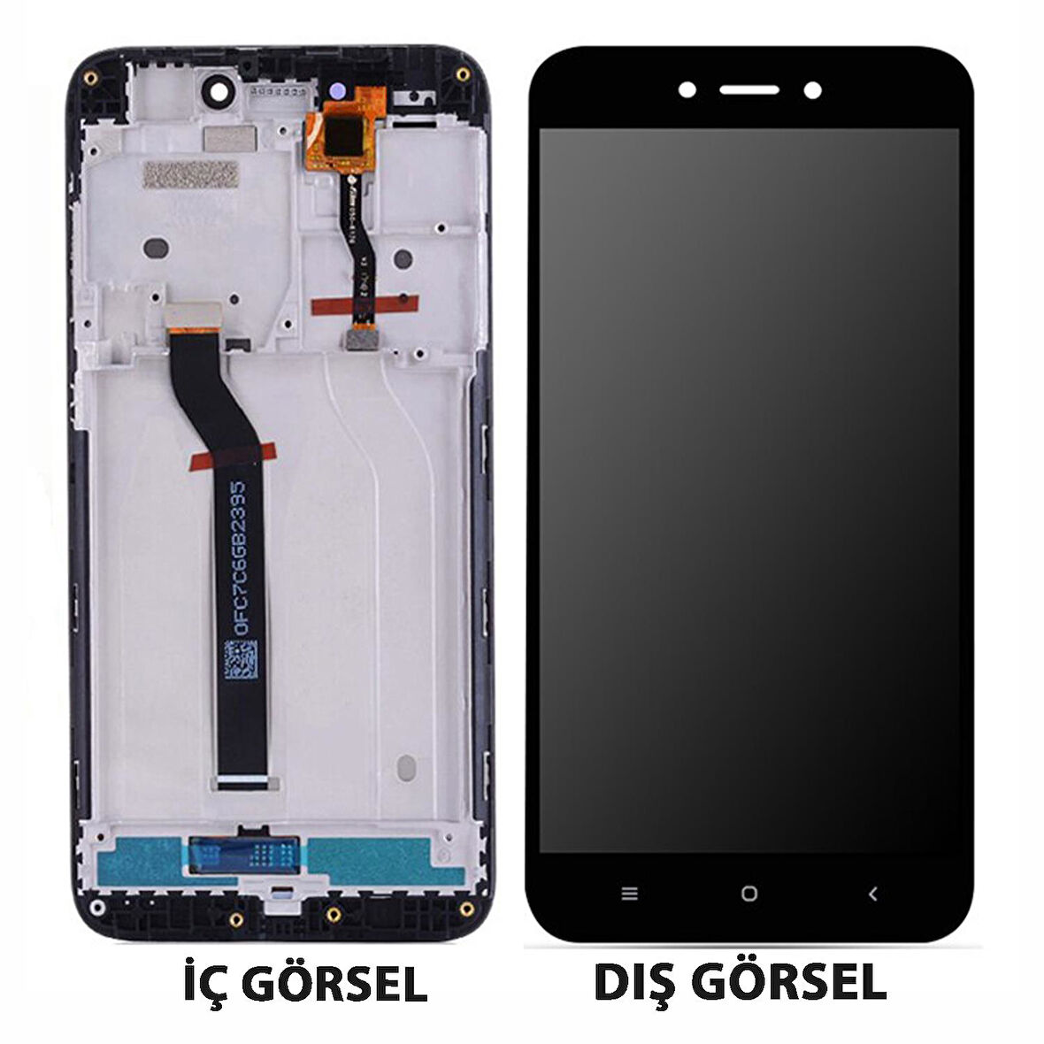 Teknonet Xiaomi Redmi 5A Uyumlu Org Lcd+Dokunmatik+Çıtalı NT-83605