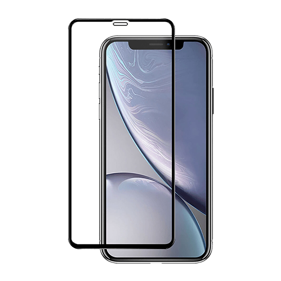 iPhone 12 Mini Ön Koruma Seramik Nano Ekran Koruyucu (Siyah)