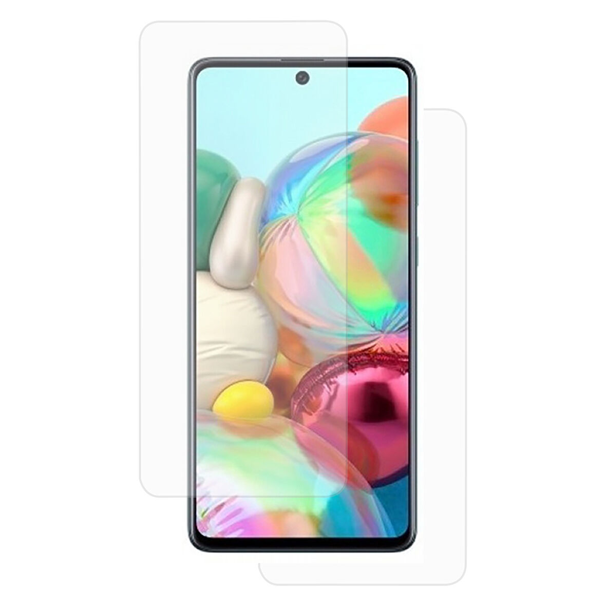 Samsung Galaxy A71 Uyumlu Şeffaf Ön ve Arka Koruma 360 Full Kaplama Ekran Koruyucu