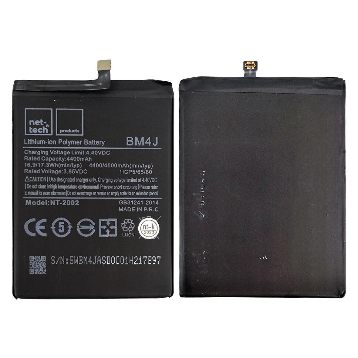 Teknonet Xiaomi Redmi Note 8 Pro Uyumlu Nettech BM4J 4400 mAh Batarya NT-82585