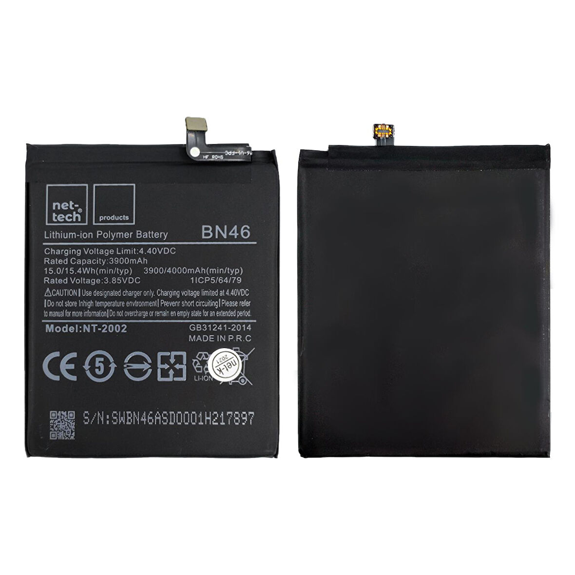 Teknonet Xiaomi Redmi Note 8 Uyumlu Nettech BM46 3900 MAh Batarya NT-82582