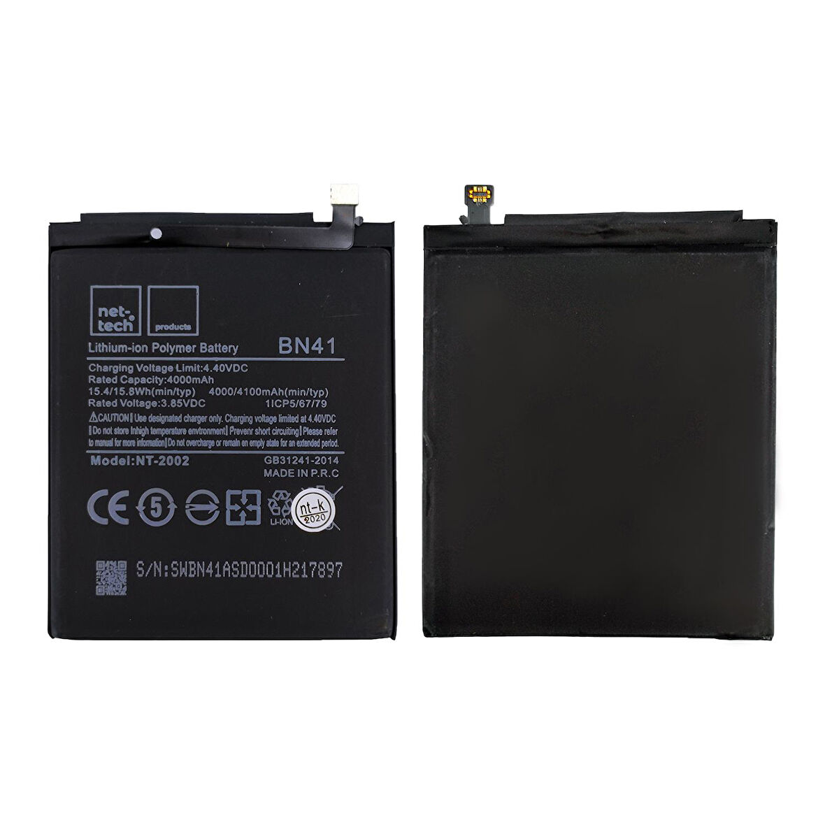 Teknonet Xiaomi Redmi Note 4 Uyumlu Nettech BN41 4000 MAh Batarya NT-82578