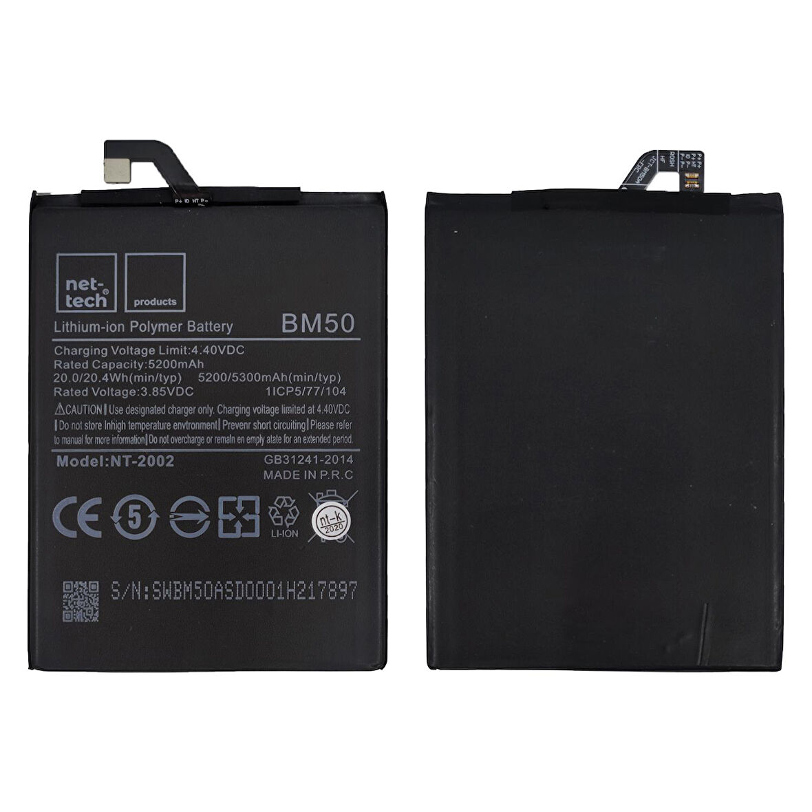 Teknonet Xiaomi Mi Max 2 Uyumlu Nettech BM50 5200 MAh Batarya NT-82569