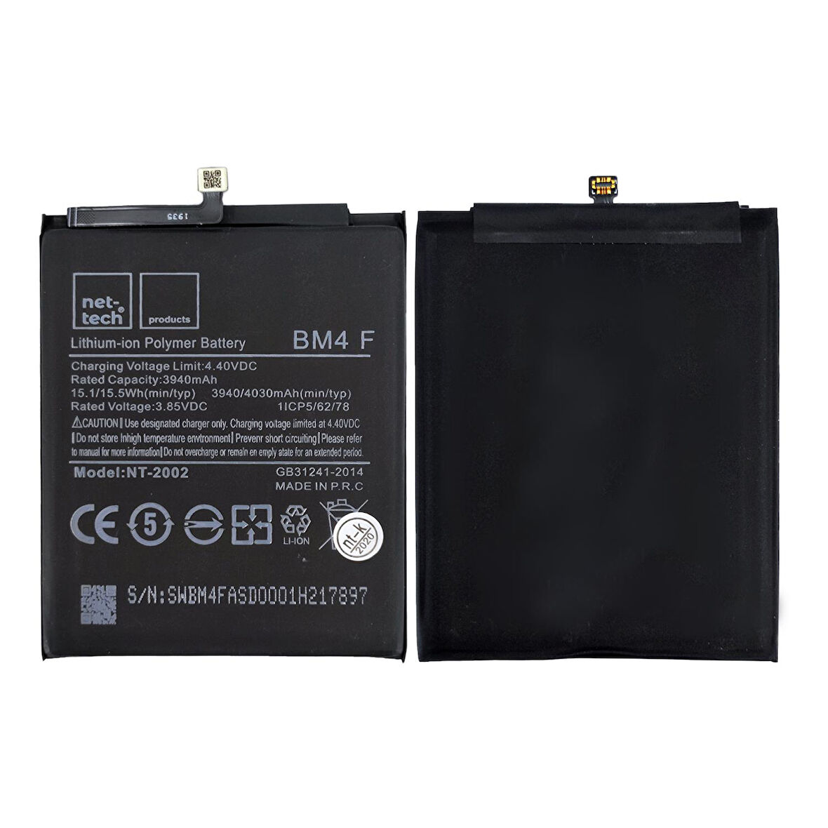 Teknonet Xiaomi Mi A3 Uyumlu Nettech BM4F 3950 mAh Batarya NT-82567