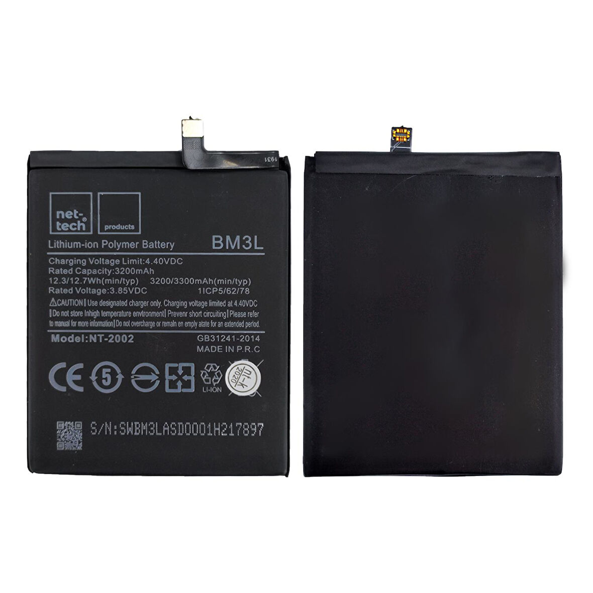 Teknonet Xiaomi Mi 9 Uyumlu Nettech BM3L 3300 MAh Batarya NT-82563