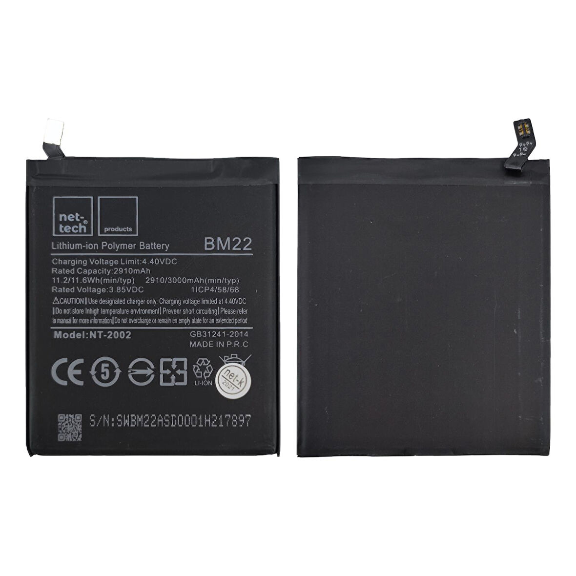 Teknonet Xiaomi Mi 5 Uyumlu Nettech 2910 mAh Batarya NT-82557
