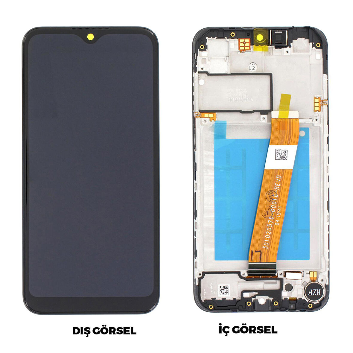 Teknonet Samsung Galaxy A01 Uyumlu Org Lcd+Dokunmatik+Çıtalı NT-82465