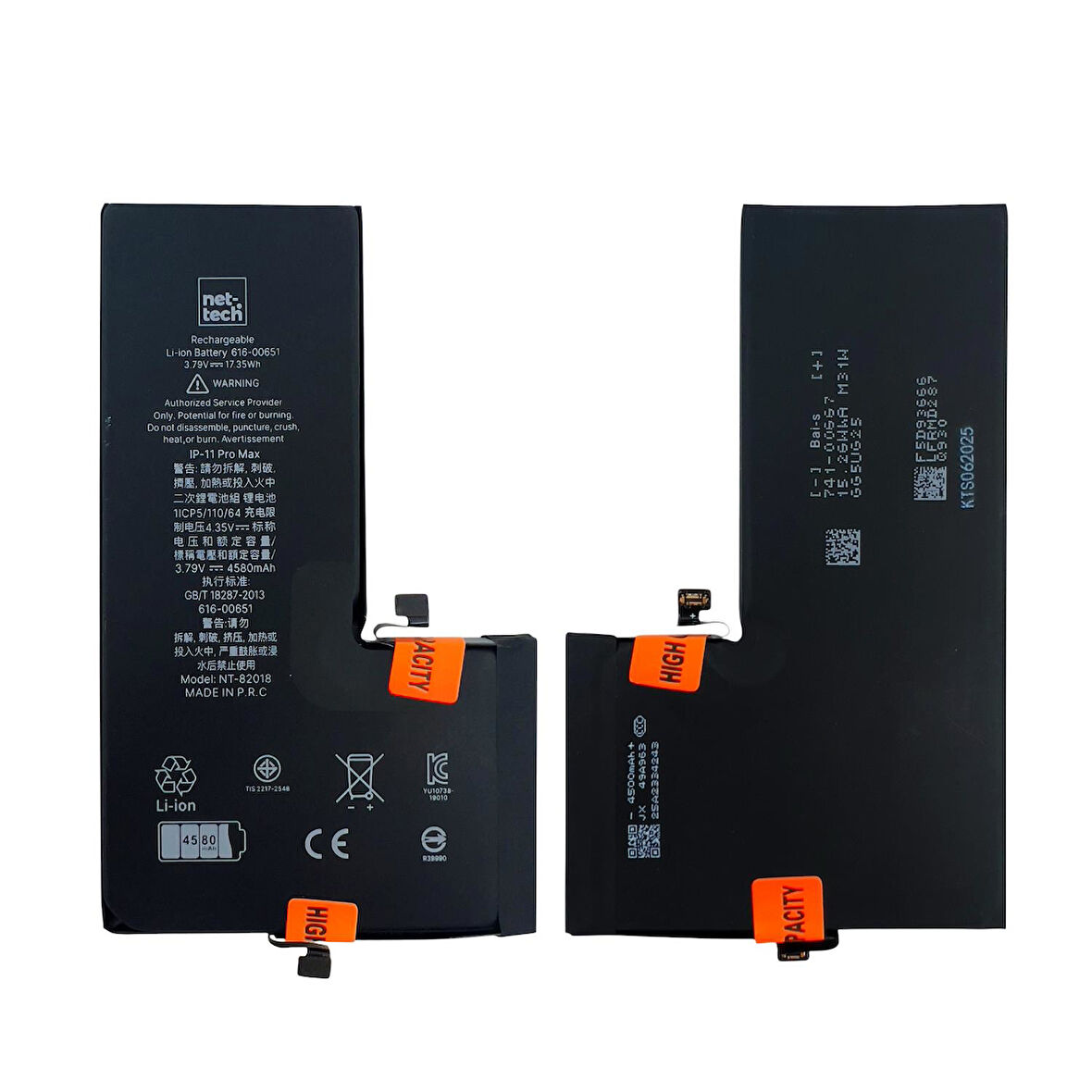 Teknonet Apple iPhone 11 Pro Max Uyumlu Nettech NT-82018 3900 MAh Batarya NT-82018