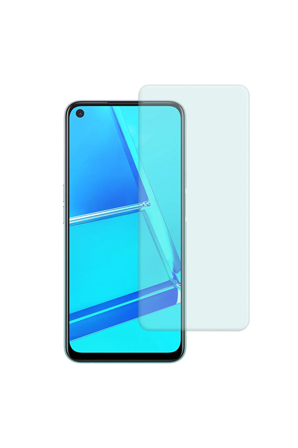 Oppo A52 Uyumlu Kılıf Dostu Cam Ekran Koruyucu - Şeffaf