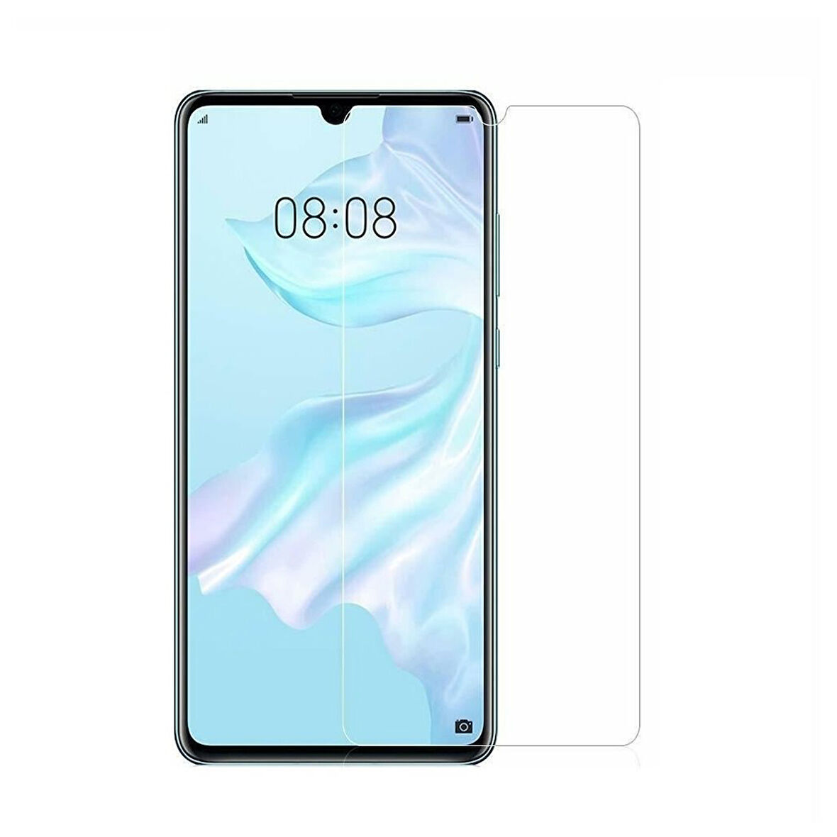 Huawei P30 Lite Uyumlu Ön Koruma 9H Şeffaf Nano Ekran Koruyucu