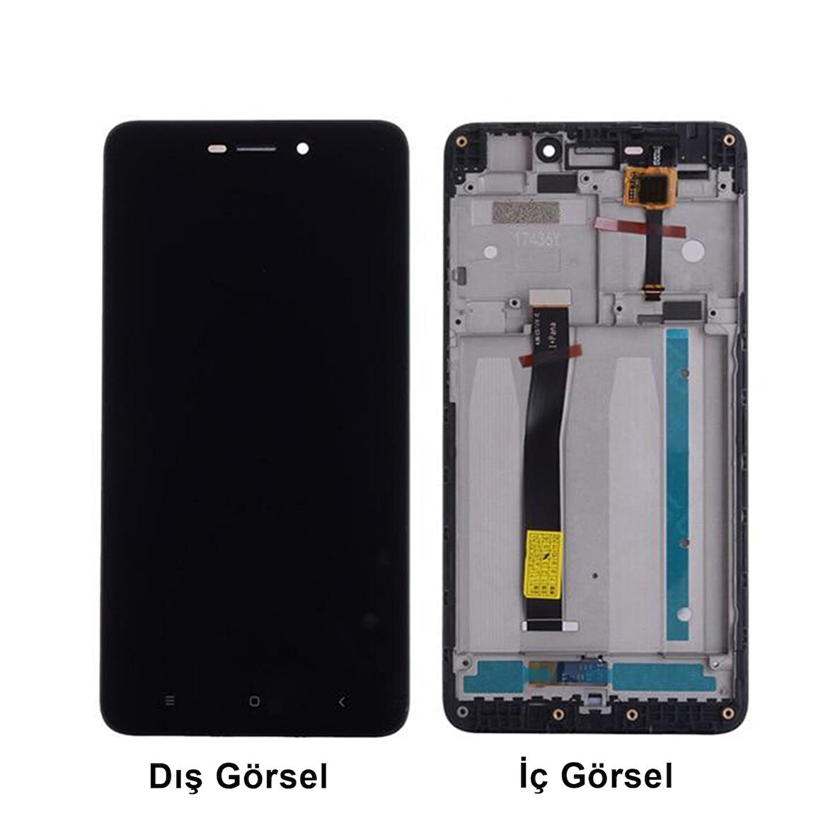 Teknonet Xiaomi Redmi 4A Uyumlu Org Lcd+Dokunmatik+Çıtalı NT-80843