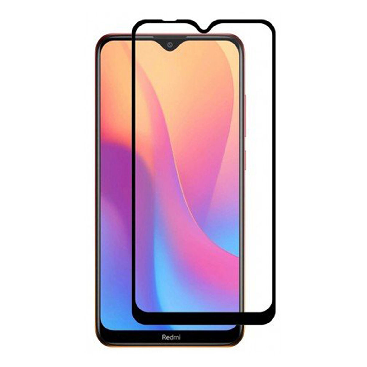 Xiaomi Redmi 8A Uyumlu Ön Koruma Seramik Nano Ekran Koruyucu (Siyah)