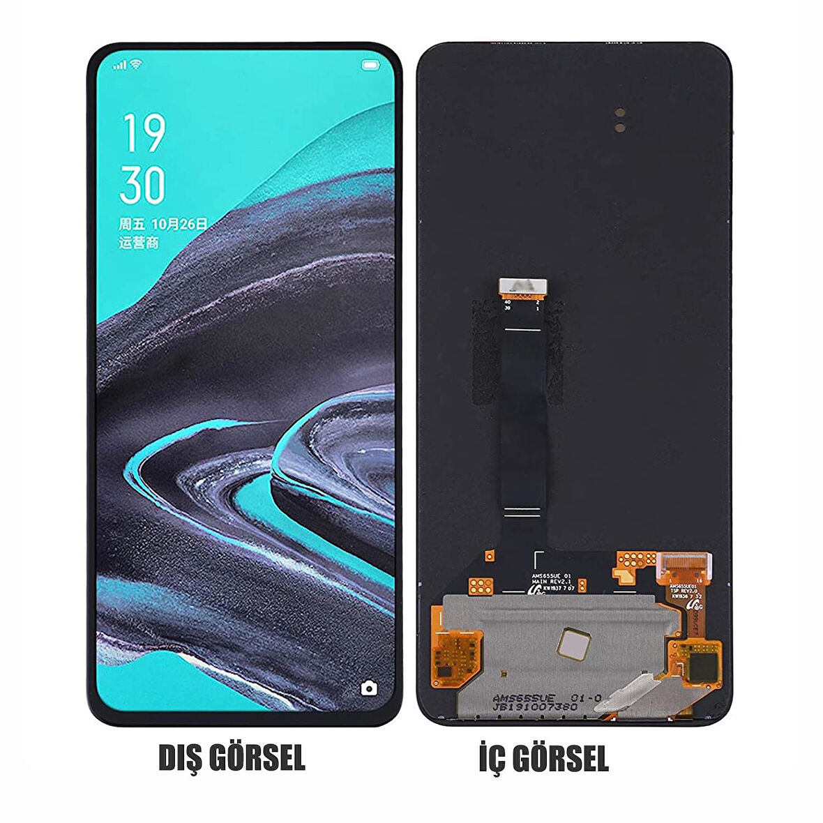 Teknonet Oppo Reno 2 Uyumlu Org Lcd+Dokunmatik NT-78832
