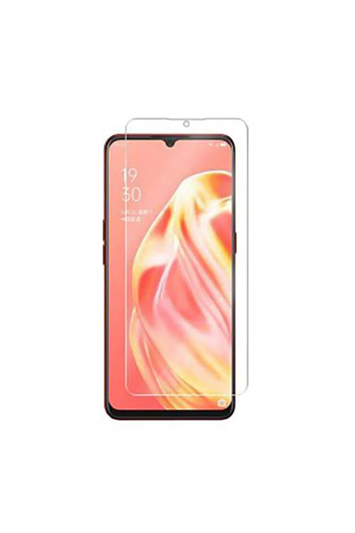 Oppo A91 Uyumlu Kılıf Dostu Cam Ekran Koruyucu