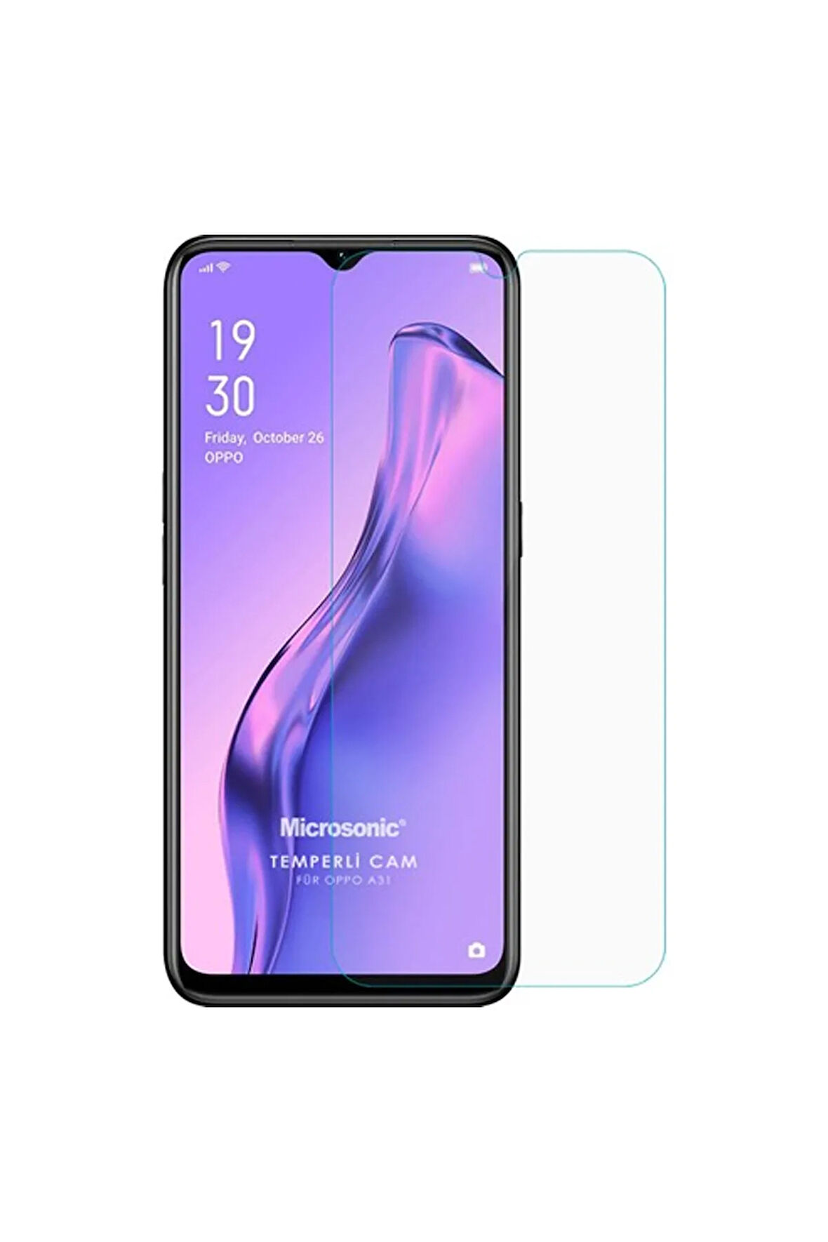 Oppo A31 Uyumlu Ön Koruma Cam Ekran Koruyucu