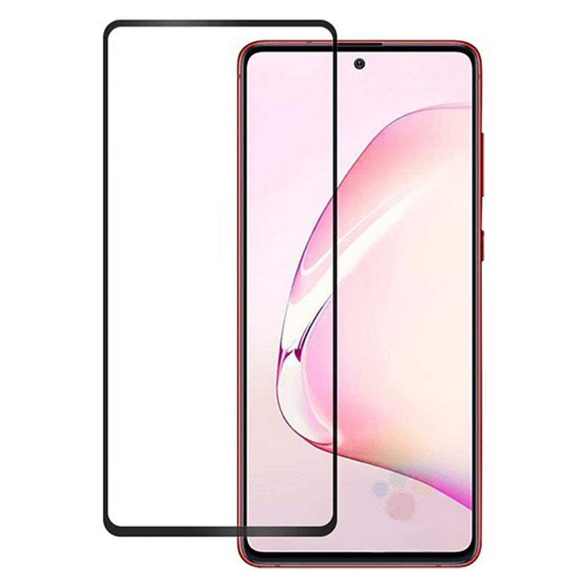 Samsung Galaxy S10 Lite Uyumlu Ön Koruma Temperli Cam Ekran Koruyucu (Şeffaf)