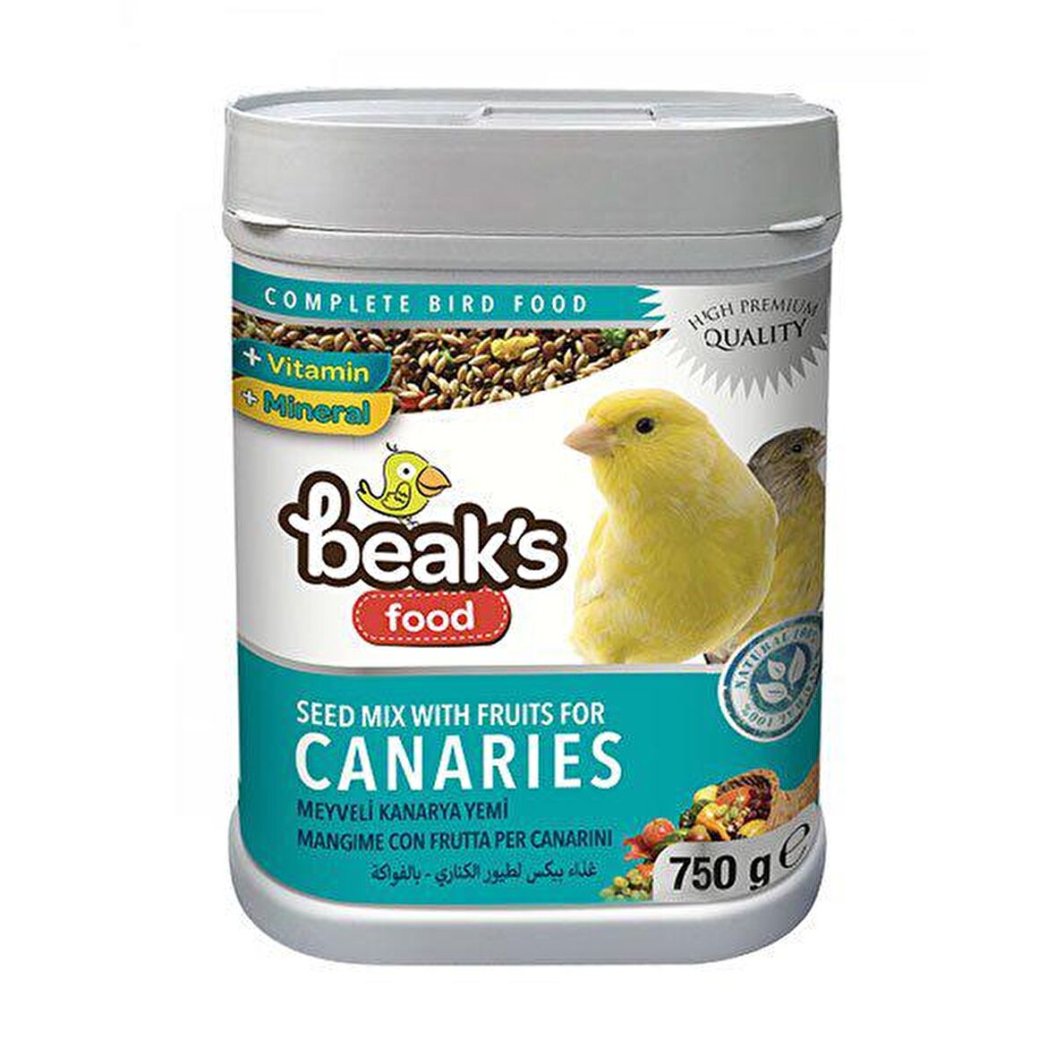 Beaks Meyveli 750 Gr Kanarya Yemi 