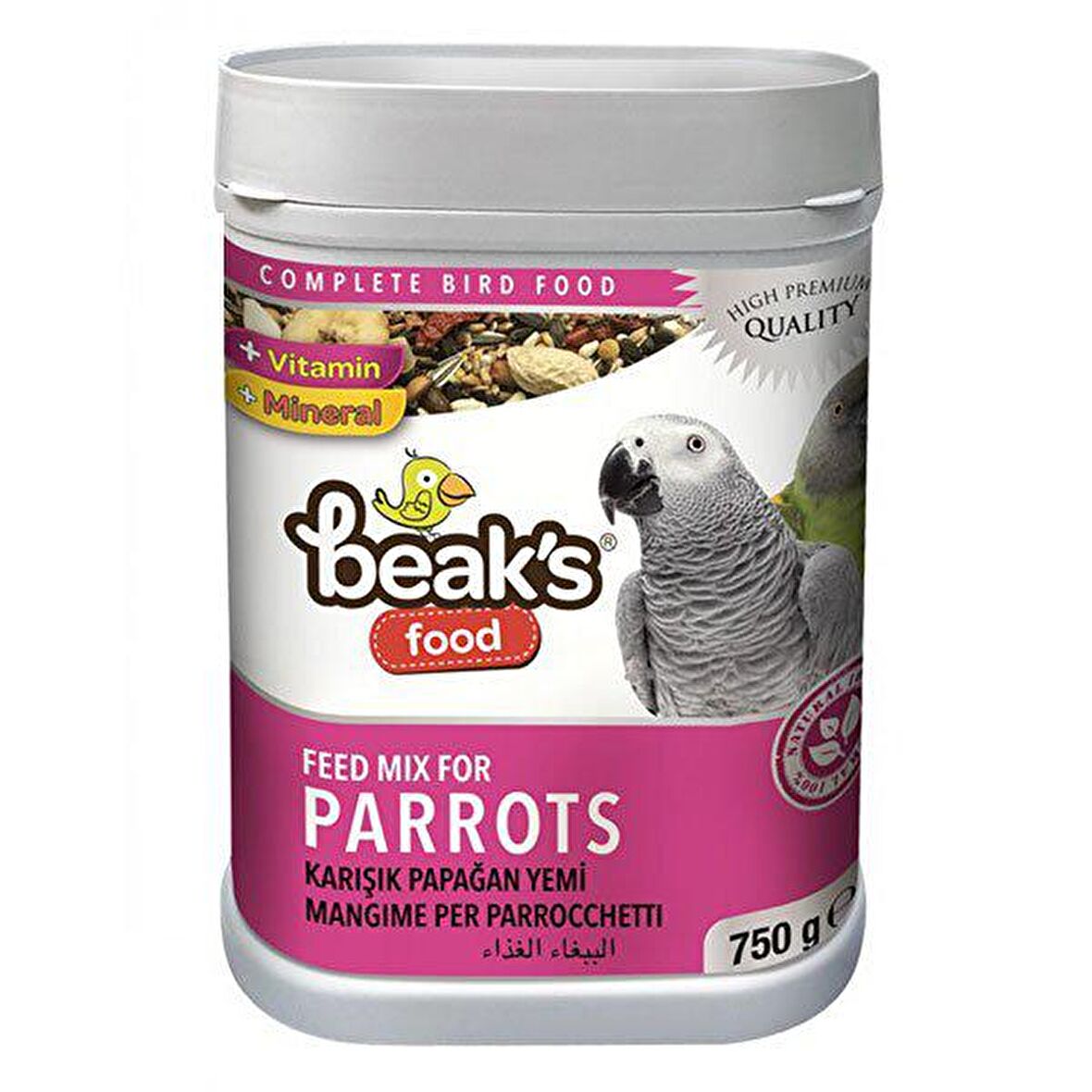 Beaks 750 Gr Papağan Yemi 