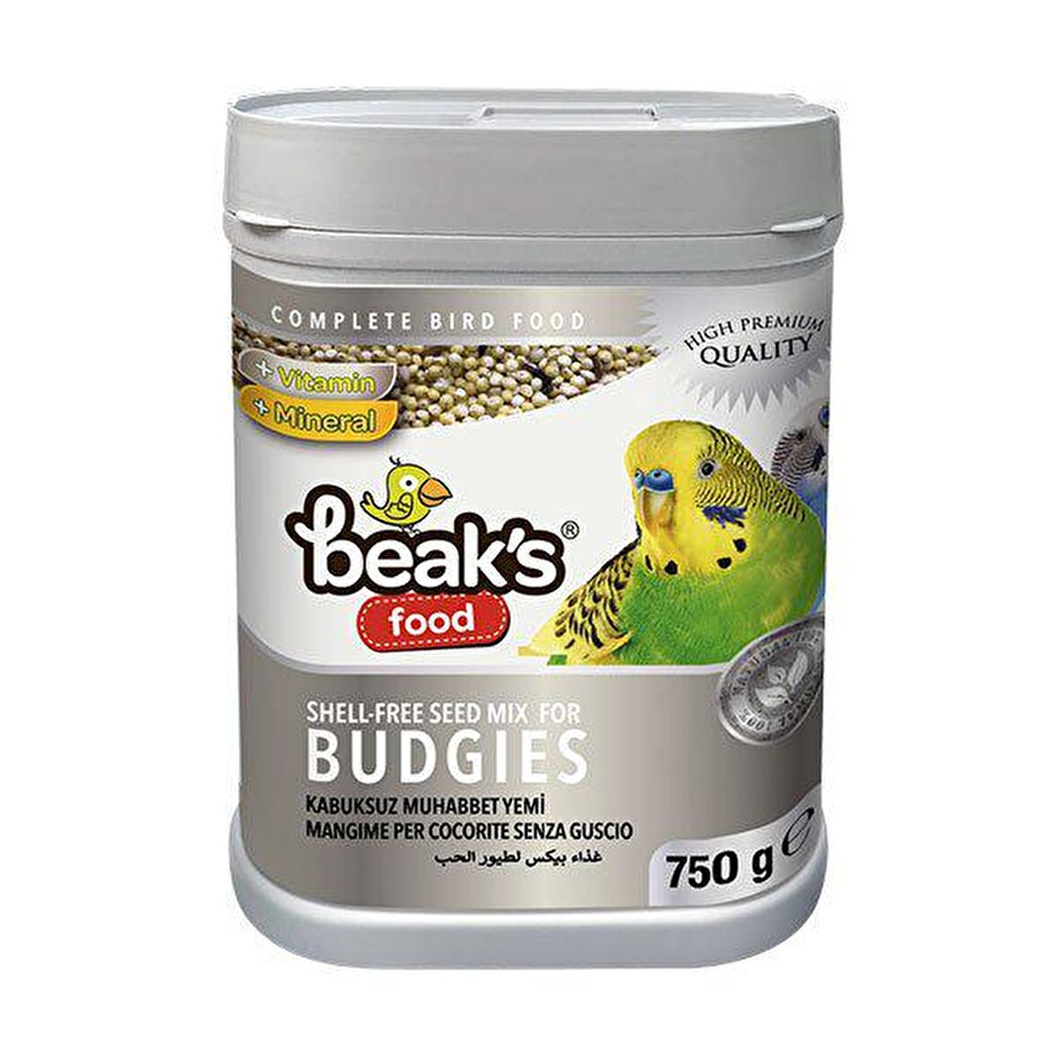 Beaks Sade 750 Gr Muhabbet Kuşu Yemi 