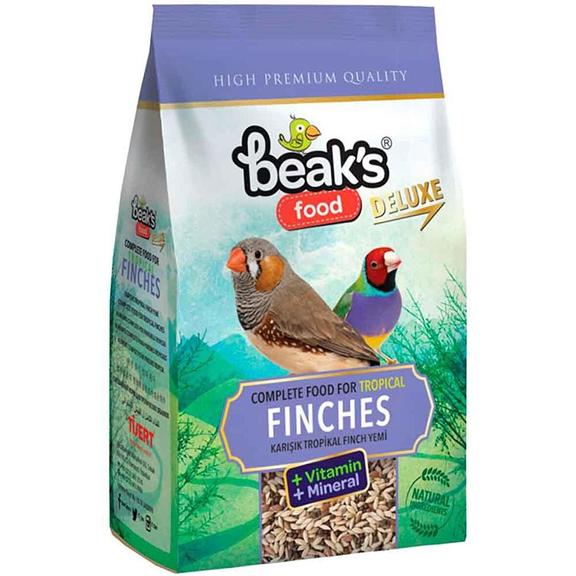 Beaks Tropikal Finch Ve Golden Finch Yemi 400 Gr