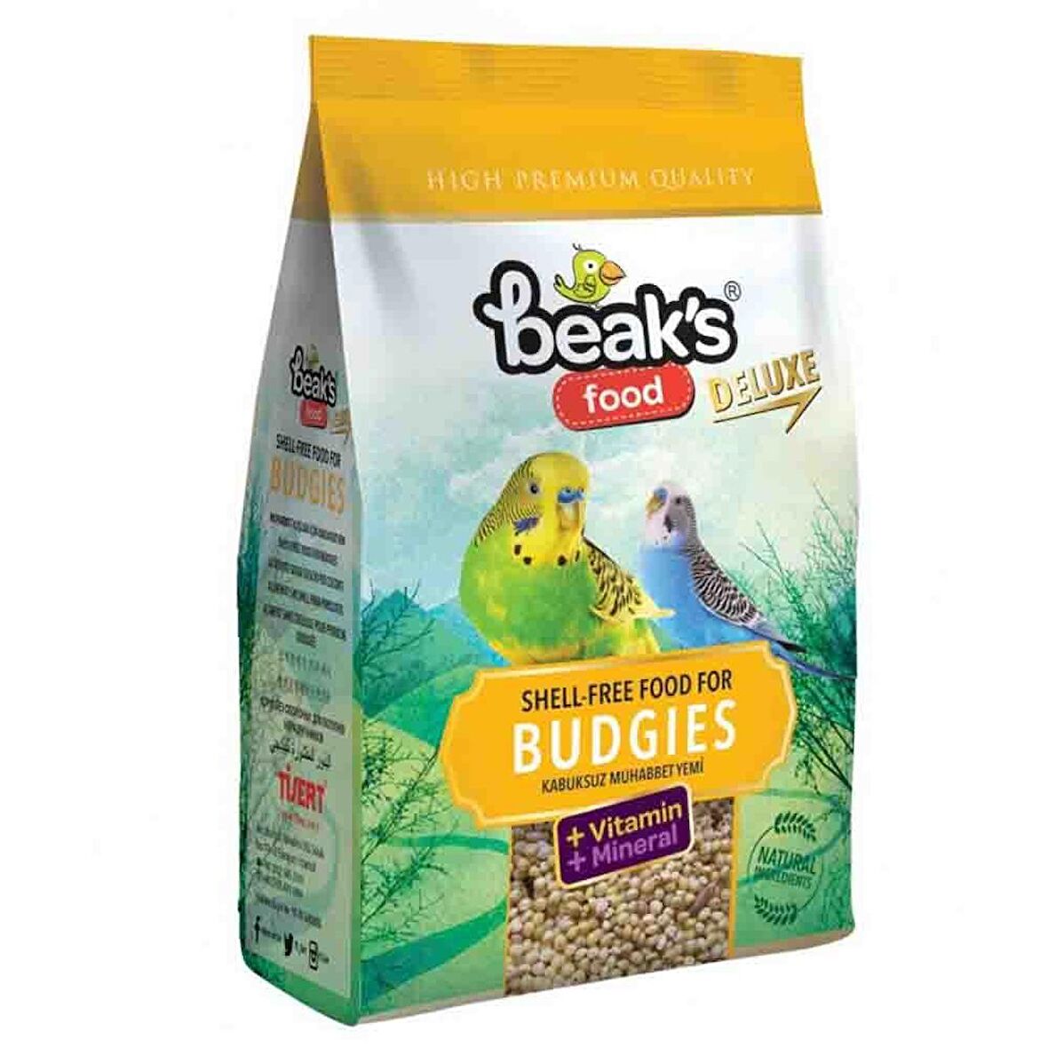 Beaks Kabuksuz Muhabbet Kuş Yemi 400 Gr