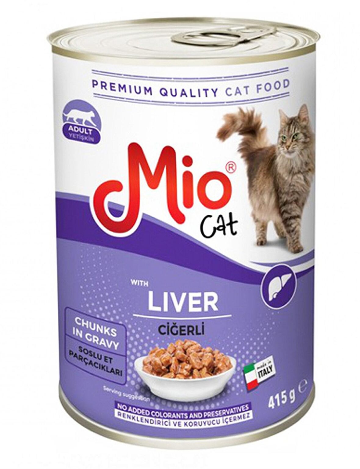 Mio Ciğerli Kedi Konserve Mama 415 g