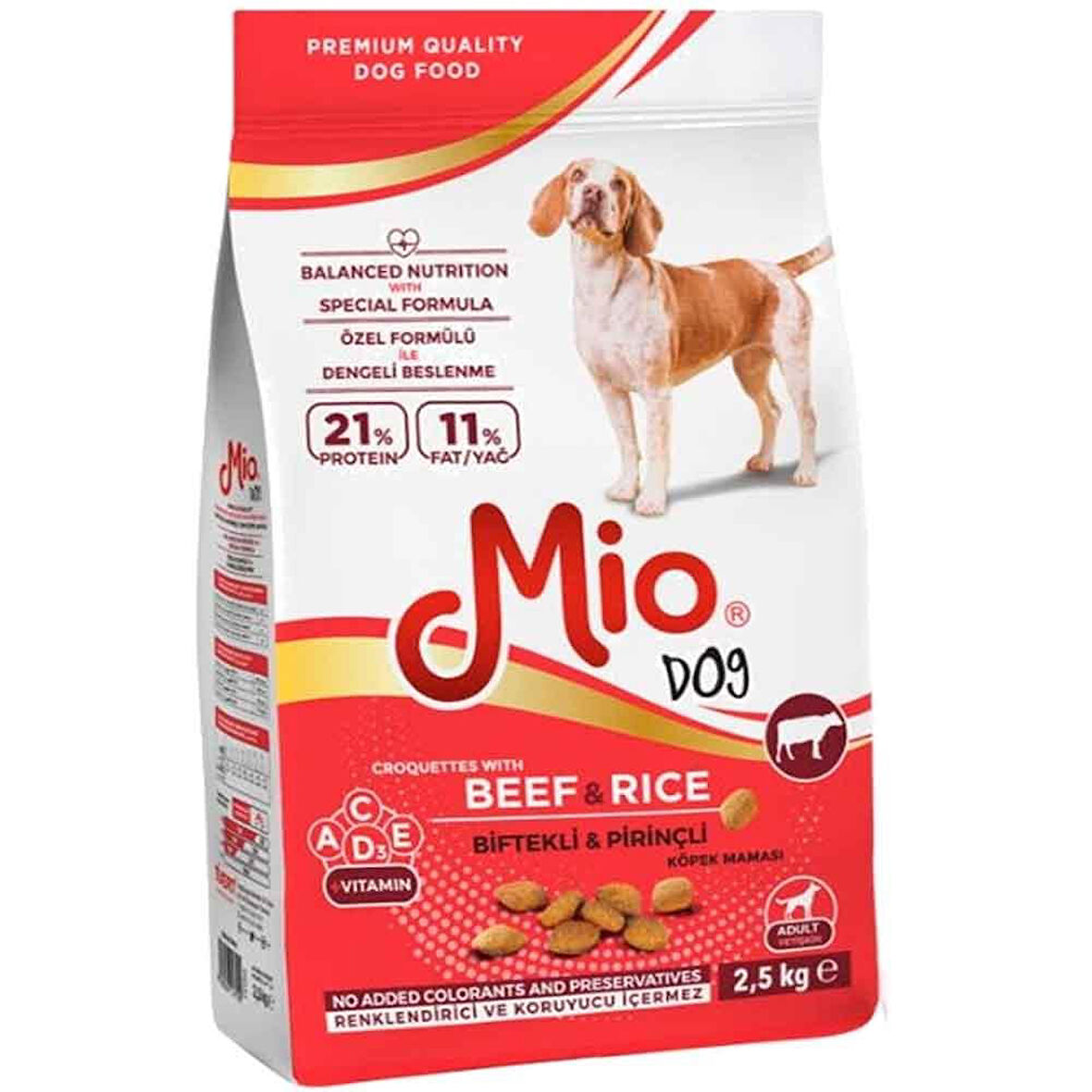 Mio Köpek Maması Biftekli 2,5 Kg