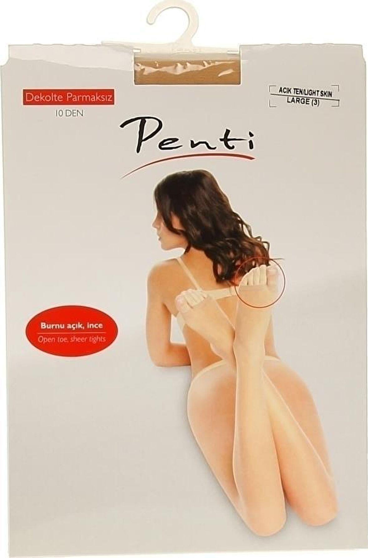 Penti Külotlu Fit 10 Den Dekolte Parmaksız 57 Ten Çorap No 1 S