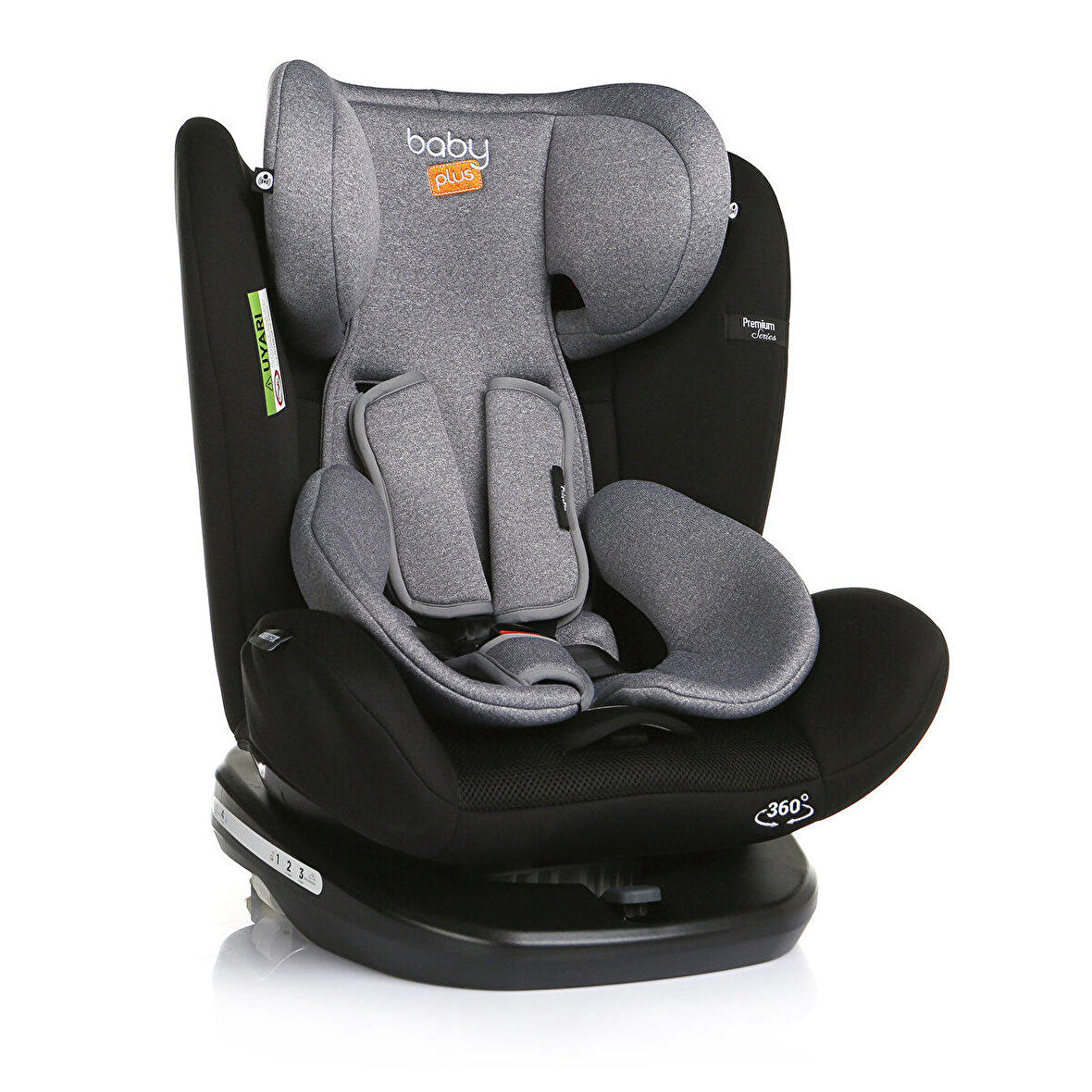 Baby Plus Orbitfix V2 360° Dönebilen 0 - 36 kg Oto Koltuğu Gri