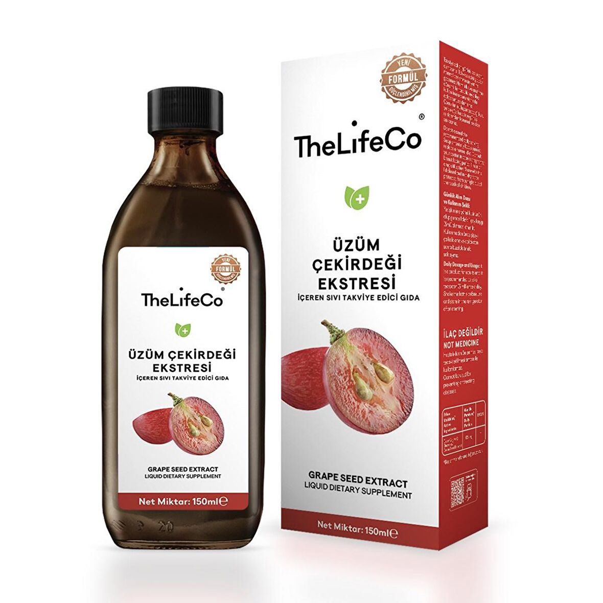 TheLifeCo Üzüm Çekirdeği Ekstraktı 150 ml