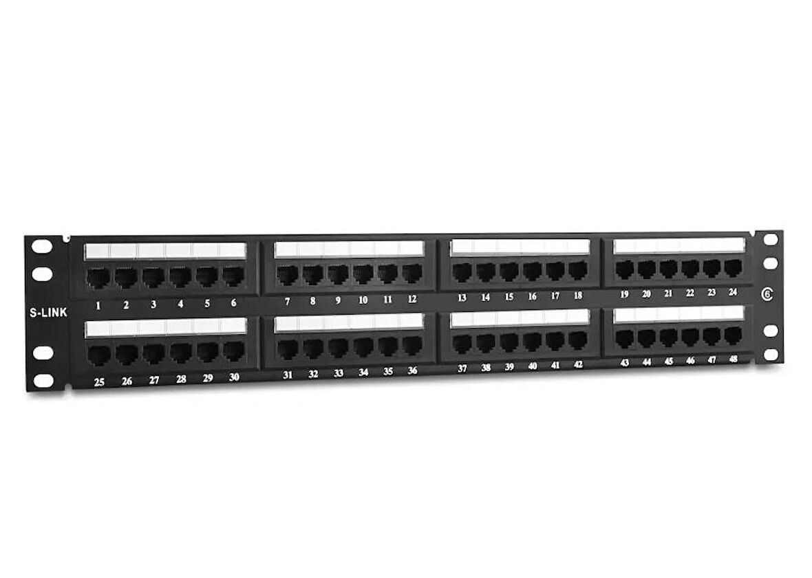 S Link  Sl Pc48 48 Port Cat5 Utp Patch Panel / S Link