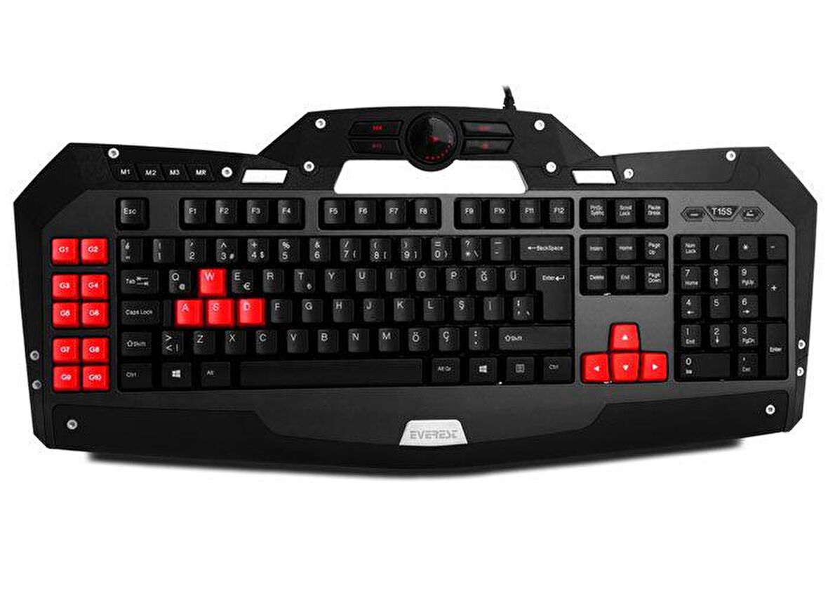 EVEREST DLK-5110 Q M.MEDYA USB OYUNCU KLAVYE,SİYAH