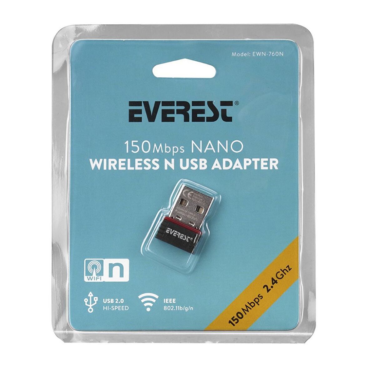 Everest Ewn-760N 150 Mbps Usb Kablosuz Adaptör